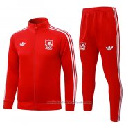Chandal de Chaqueta del Liverpool Nino 26/27 Rojo