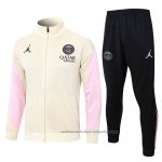 Chandal de Chaqueta del Paris Saint-Germain Jordan Nino 24/25 Amarillo