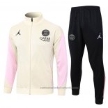 Chandal de Chaqueta del Paris Saint-Germain Jordan Nino 24/25 Amarillo