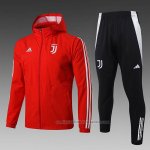 Chandal de Rompevientos del Juventus 24/25 Rojo