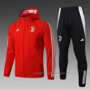 Chandal de Rompevientos del Juventus 24/25 Rojo