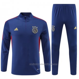 Chandal de Sudadera del Ajax 22/23 Azul