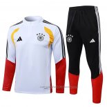 Chandal de Sudadera del Alemania 25/26 Blanco Rojo
