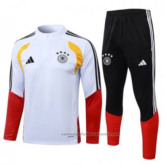 Chandal de Sudadera del Alemania 25/26 Blanco Rojo