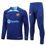 Chandal de Sudadera del Barcelona 22/23 Azul