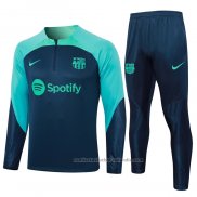 Chandal de Sudadera del Barcelona 23/24 Azul