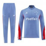 Chandal de Sudadera del Cruzeiro Nino 25/26 Azul