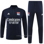 Chandal de Sudadera del Lyon 22/23 Azul