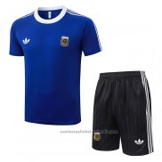 Chandal del Argentina Manga Corta 26/27 Azul - Pantalon Corto
