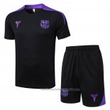Chandal del Barcelona Manga Corta 25/26 Negro - Pantalon Corto