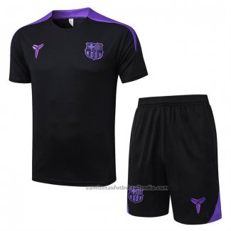 Chandal del Barcelona Manga Corta 25/26 Negro - Pantalon Corto