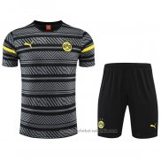 Chandal del Borussia Dortmund Manga Corta 22/23 Gris - Pantalon Corto