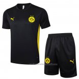 Chandal del Borussia Dortmund Manga Corta 24/25 Negro - Pantalon Corto