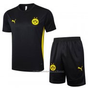 Chandal del Borussia Dortmund Manga Corta 24/25 Negro - Pantalon Corto