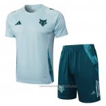 Chandal del Cruzeiro Manga Corta 24/25 Verde Pantalon Corto
