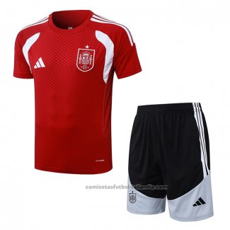 Chandal del Espana Manga Corta 26/27 Rojo - Pantalon Corto