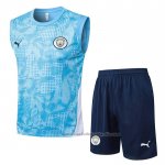 Chandal del Manchester City Sin Mangas 25/26 Azul