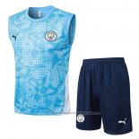 Chandal del Manchester City Sin Mangas 25/26 Azul