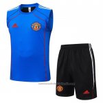 Chandal del Manchester United Sin Mangas 25/26 Azul
