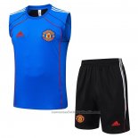 Chandal del Manchester United Sin Mangas 25/26 Azul