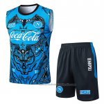 Chandal del Napoli Sin Mangas 25/26 Azul
