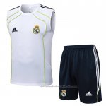 Chandal del Real Madrid Sin Mangas 25/26 Blanco Verde