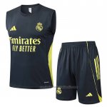 Chandal del Real Madrid Sin Mangas 25/26 Gris