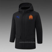 Chaqueta Invierno del Olympique Marsella 24/25 Negro