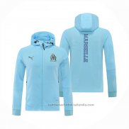 Chaqueta con Capucha del Olympique Marsella 22/23 Azul