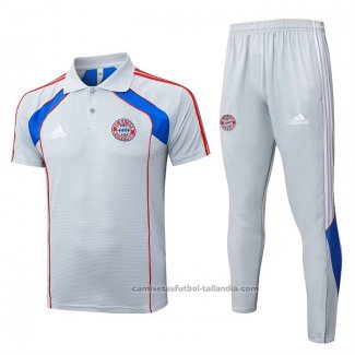 Conjunto Polo del Bayern Munich 25/26 Gris