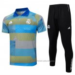 Conjunto Polo del Real Madrid 25/26 Azul Verde