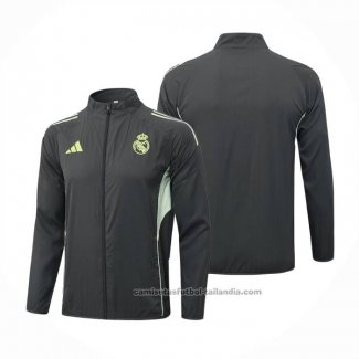 Rompevientos del Real Madrid 25/26 Gris Verde