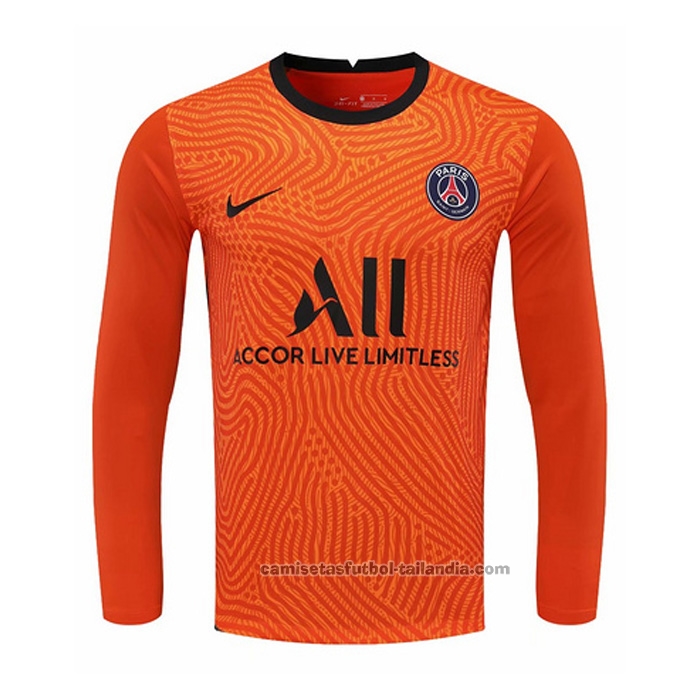 hipoteca Repeler salario Camiseta Paris Saint-Germain Portero Manga Larga 20/21 Naranja | Mejor  calidad