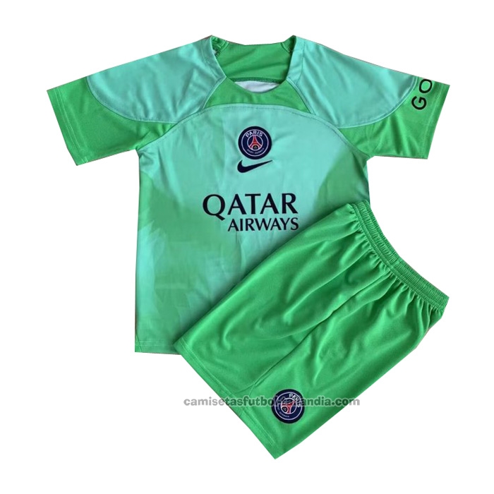 Camiseta Portero Barcelona Verde 22/23 Niño