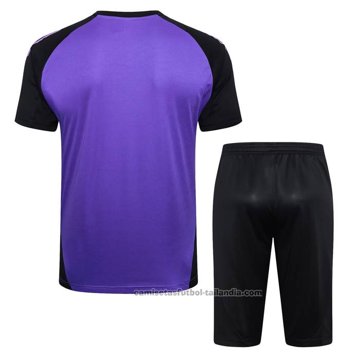 Chandal del Alemania Manga Corta 24/25 Purpura - Pantalon Corto