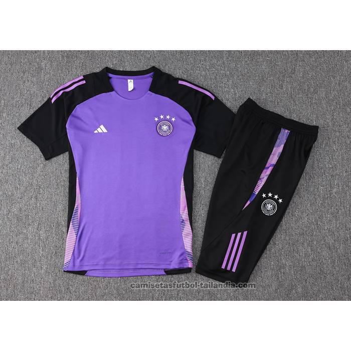 Chandal del Alemania Manga Corta 24/25 Purpura - Pantalon Corto