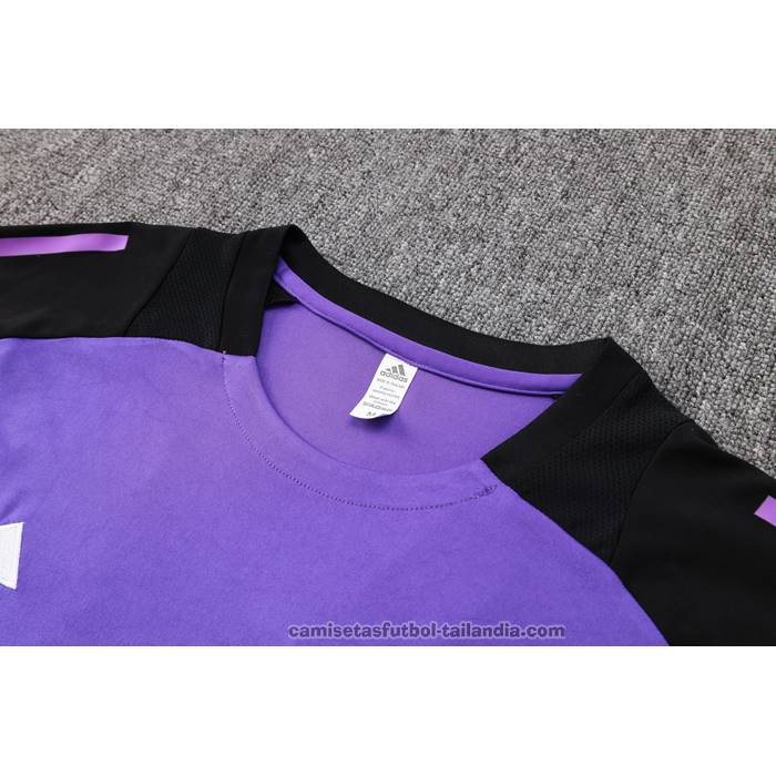 Chandal del Alemania Manga Corta 24/25 Purpura - Pantalon Corto