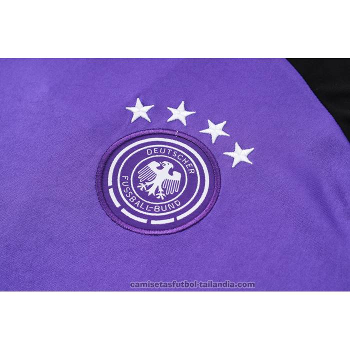 Chandal del Alemania Manga Corta 24/25 Purpura - Pantalon Corto