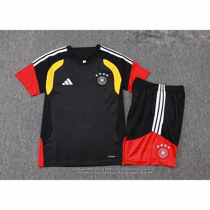 Chandal del Alemania Manga Corta 25/26 Negro - Pantalon Corto