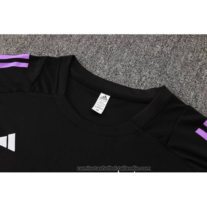 Chandal del Alemania Manga Corta 24/25 Negro - Pantalon Corto