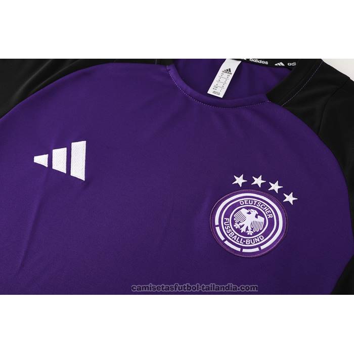 Chandal del Alemania Manga Corta 24/25 Purpura - Pantalon Corto