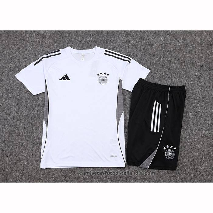Chandal del Alemania Manga Corta 25/26 Blanco - Pantalon Corto