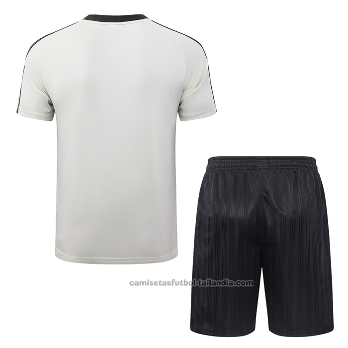 Chandal del Alemania Manga Corta 26/27 Crema - Pantalon Corto