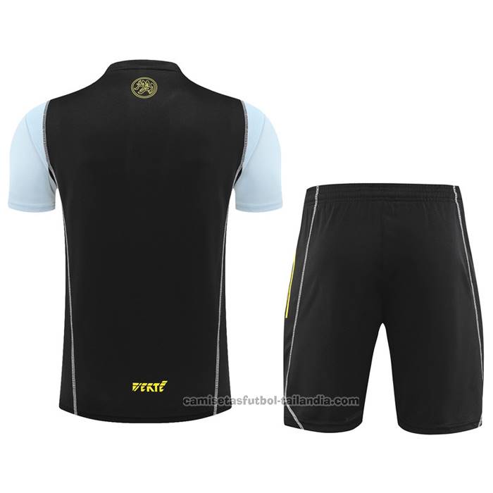 Chandal del Argelia Manga Corta 23/24 Negro - Pantalon Corto