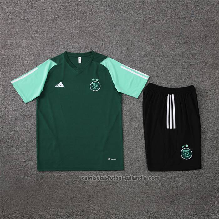 Chandal del Argelia Manga Corta 23/24 Verde - Pantalon Corto