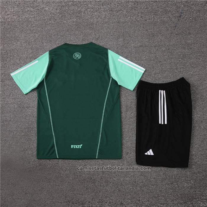 Chandal del Argelia Manga Corta 23/24 Verde - Pantalon Corto