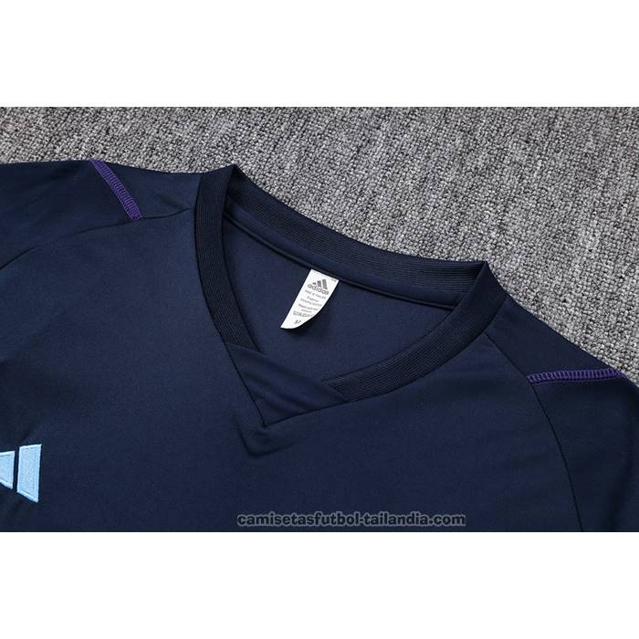 Chandal del Argentina Manga Corta 23/24 Azul - Pantalon Corto
