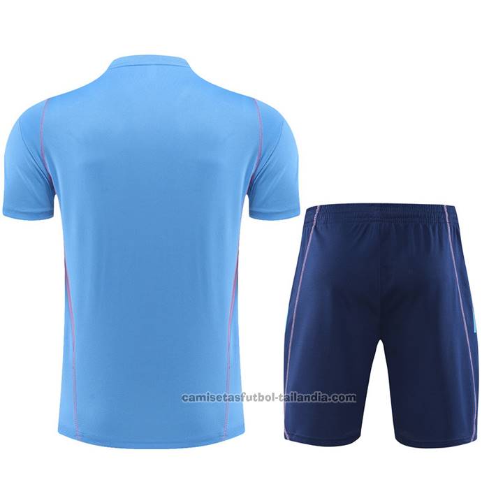 Chandal del Argentina Manga Corta 23/24 Azul Oscuro - Pantalon Corto