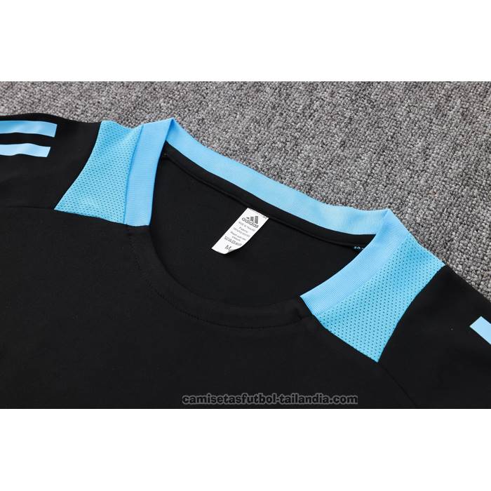 Chandal del Argentina Manga Corta 24/25 Negro - Pantalon Corto