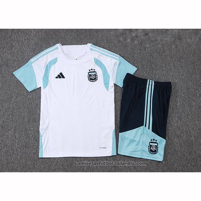 Chandal del Argentina Manga Corta 25/26 Blanco - Pantalon Corto
